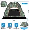 1/2 Person Instant Pop Up Dome Tent Waterproof Camping Tent w/Mosquito Net Doors Bags