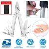 13-in-1 Pocket Knife Pliers Stainless Steel Outdoor Survival MultiTool for Camping Hiking