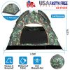 1/2 Person Instant Pop Up Dome Tent Waterproof Camping Tent w/Mosquito Net Doors Bags