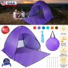 Pop Up Beach Tent Sun Shade Shelter Anti-UV Automatic Waterproof Tent Canopy for 2/3 Man w/ Net Window Storage Bag for Outdoor Beach Camping Fishing P