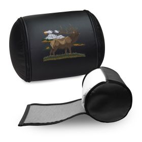 Elk-Bugling Logo Panel (Logo Panel Size: 30" Panel with Display Pillow)