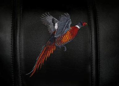 Pheasant-Flushing Logo Panel (Logo Panel Size: 30" Panel For All Other Chairs)